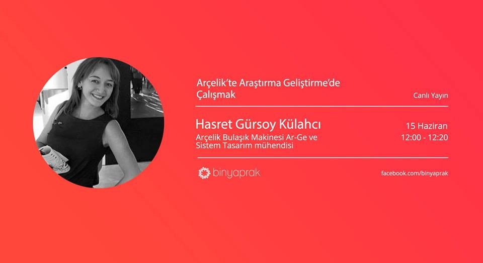 STEAMWIN Online Event: Hasret Gürsoy Külahcı, R&D Systems Design Engineer at Arçelik